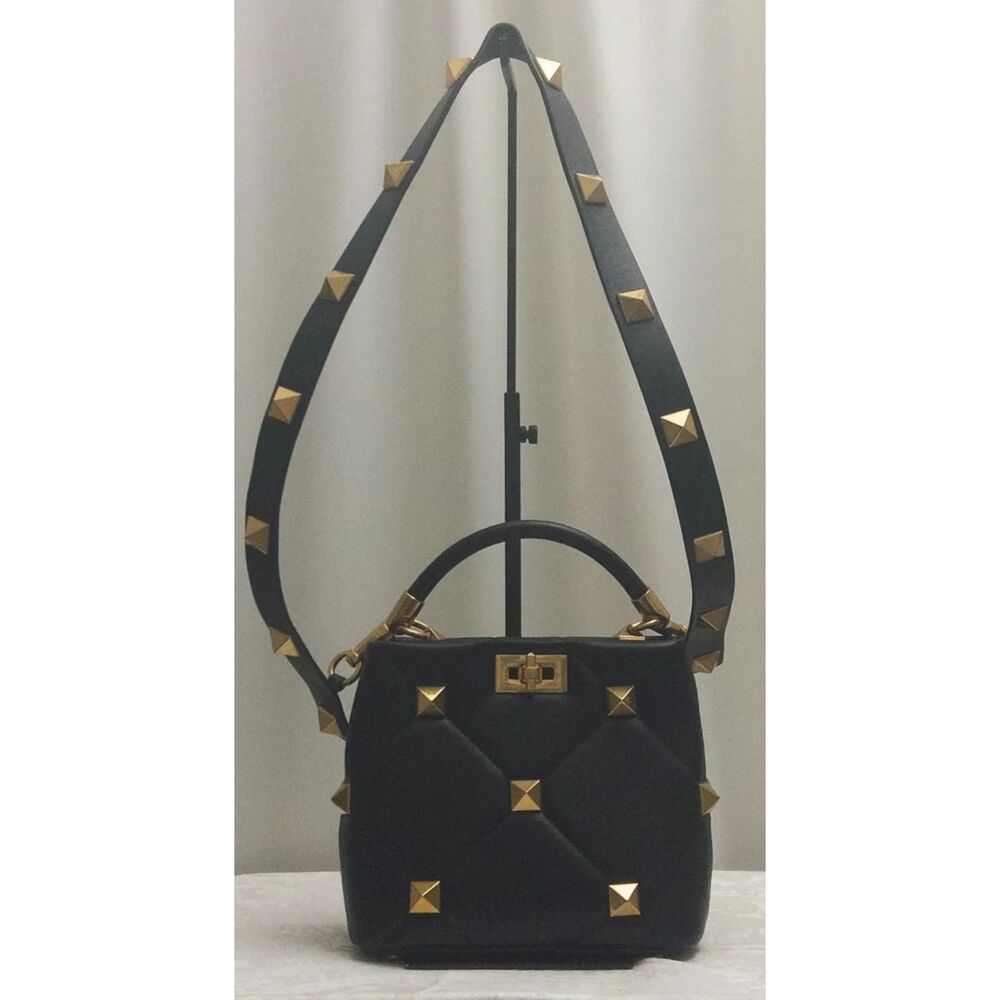 Tiffany & Fred Paris Deep black Leather Bag | 7"x8"x4" - Picture 5 of 9